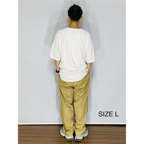 STUMPSTAMP  TWO PLEATS  TROUSERS "CHINO" BEIGE