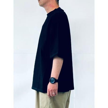 STUMPSTAMP WIDE T-SHIRT "BLACK”