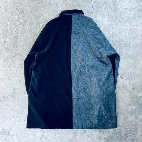 STUMPSTAMP COMFORT COAT "WOOL"（BLK×GRY)