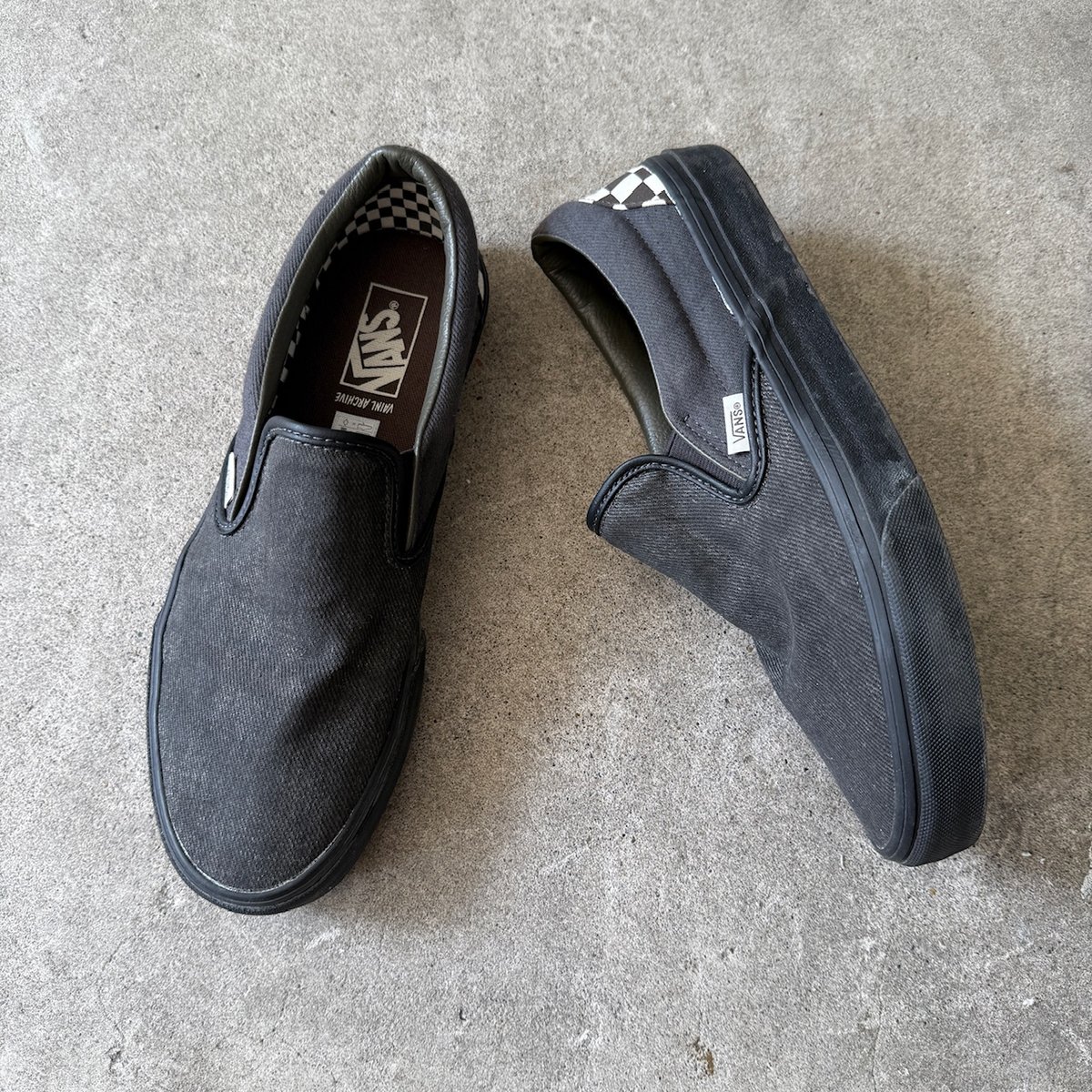 VAIN ARCHIVE 24ss 美品 VANS × VAINL ARCHIVE SLIP ON 28cm | MONOURI