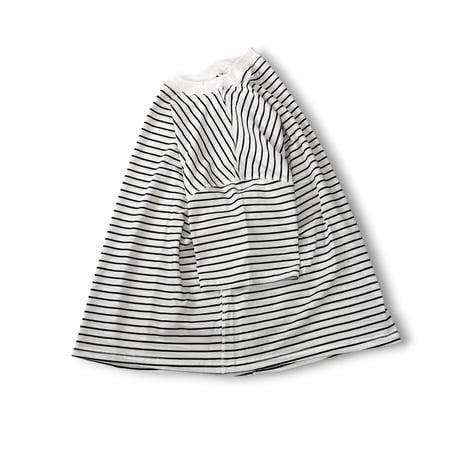 STUMPSTAMP BORDER WIDE T-SHIRT "WHITE”