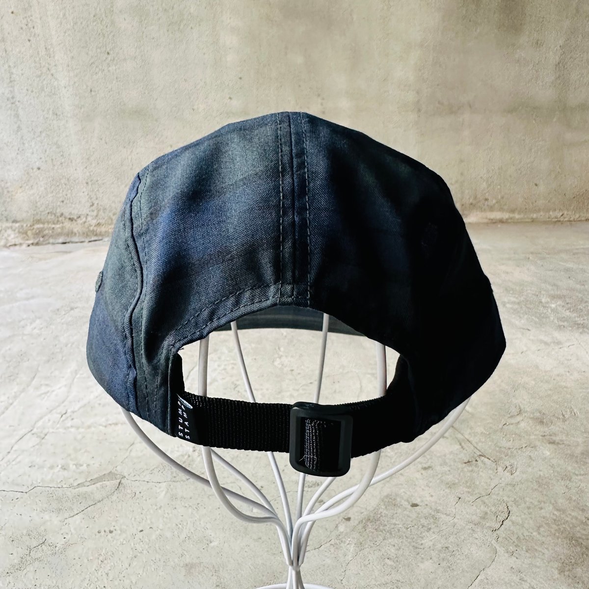 実物　WhiteKnuckles BLACK SPOOKY CAP Maison Kitsuné cotton baseball cap Large Fox Head PRM EU