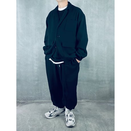 STUMPSTAMP TAILORED TRACK JACKET "WOOL"(BLACK)