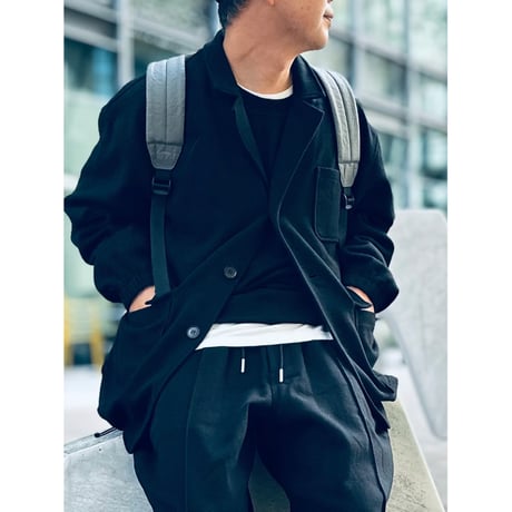 STUMPSTAMP TAILORED TRACK JACKET "WOOL"(BLACK)