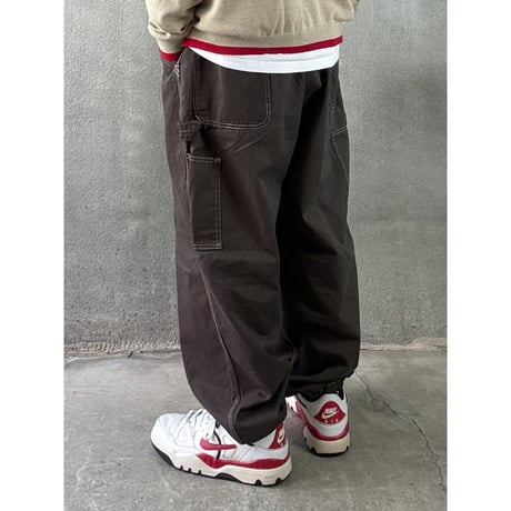 oddment  CUSTOM PAINTER PANTS / MONOURI EXCLUSIVE "BROWN"