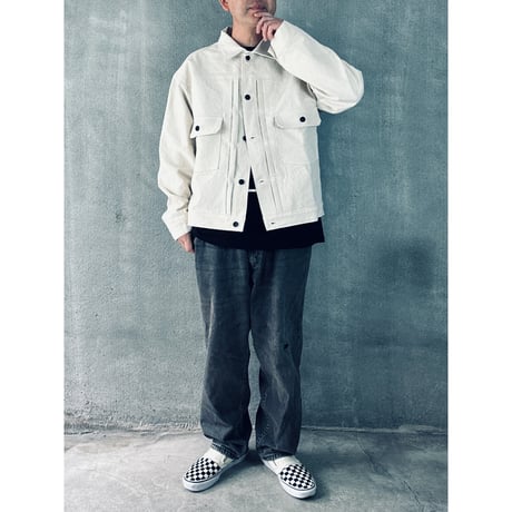 ODDMENT US NAVY SEA BAG CANVAS TRACKER JACKET