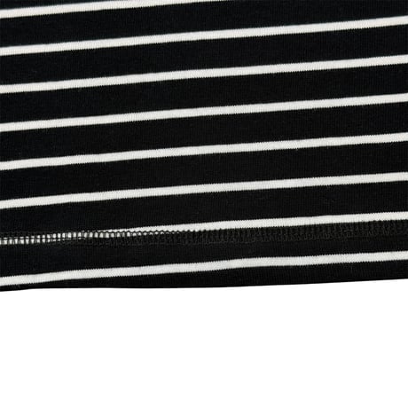 STUMPSTAMP BORDER WIDE T-SHIRT "BLACK”
