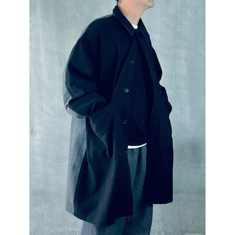 STUMPSTAMP COMFORT COAT "WOOL"（BLK×GRY)