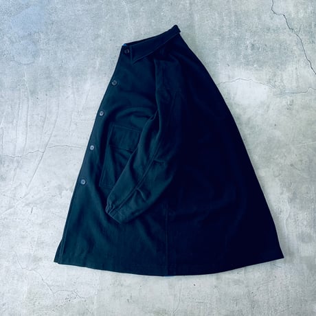 STUMPSTAMP COMFORT COAT "WOOL"（BLK×BLUE)
