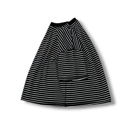 STUMPSTAMP BORDER WIDE T-SHIRT "BLACK”