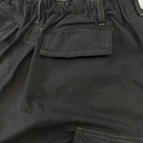 Oddment Custom BDU SHORTS "OVER DYED BLACK"