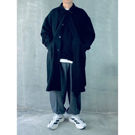 STUMPSTAMP COMFORT COAT "WOOL"（BLK×GRY)
