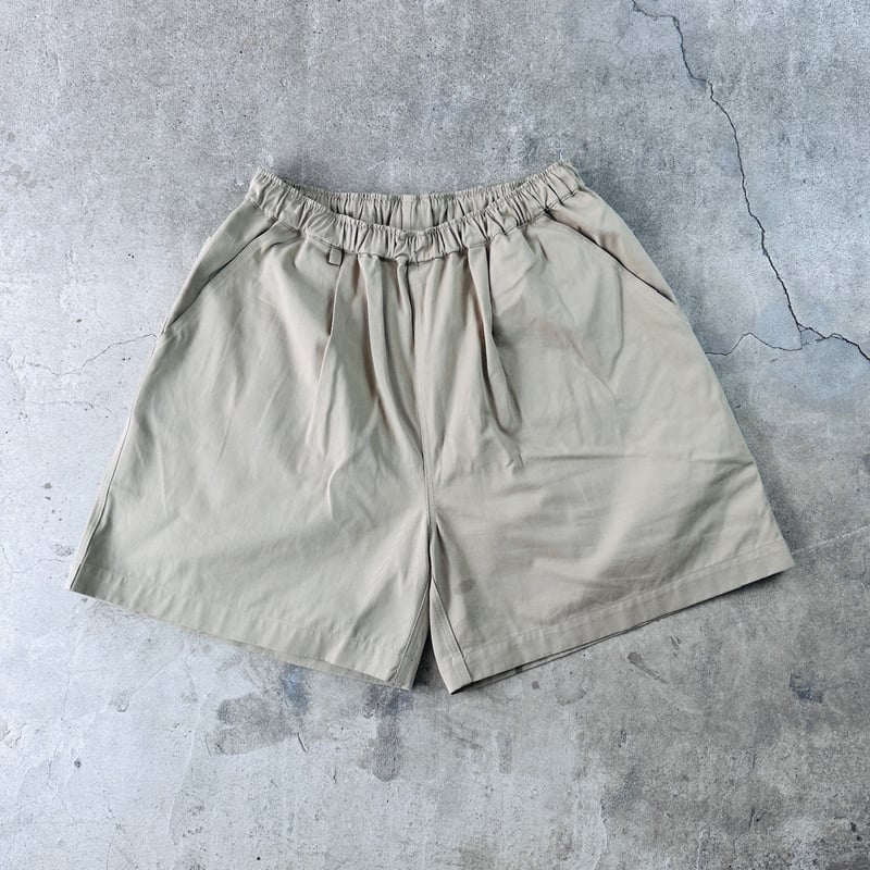 NYLON EASY SHORTS (BEIGE) [M] 新品　未開封 Beige MAISON KITSUNÉ Japanese Shorts | SVD