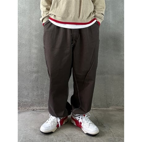 oddment  CUSTOM PAINTER PANTS / MONOURI EXCLUSIVE "BROWN"