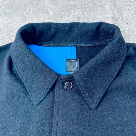 STUMPSTAMP COMFORT COAT "WOOL"（BLK×BLUE)