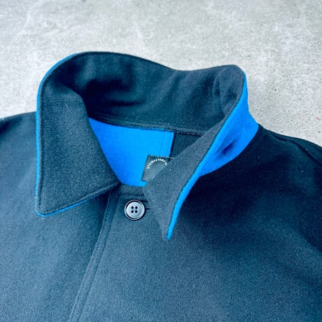 STUMPSTAMP COMFORT COAT "WOOL"（BLK×BLUE)