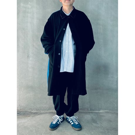STUMPSTAMP COMFORT COAT "WOOL"（BLK×BLUE)