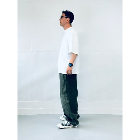STUMPSTAMP WIDE T-SHIRT "WHITE”