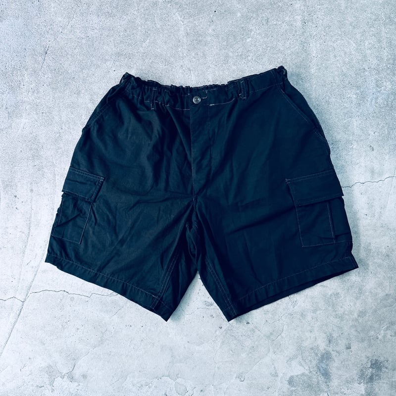パンツ oddment Custom BDU SHORTS OVERDYED BLACK oddment / CUSTOM BDU SHORTS made in USA overdye