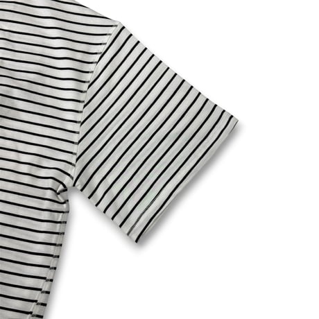 STUMPSTAMP BORDER WIDE T-SHIRT "WHITE”