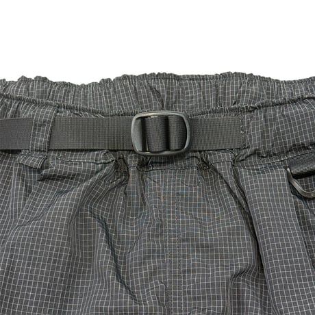 STUMPSTAMP CLIMBING SHORTS "GRAPH CHECK BLACK"