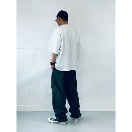 STUMPSTAMP WIDE T-SHIRT "WHITE”