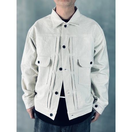 ODDMENT US NAVY SEA BAG CANVAS TRACKER JACKET