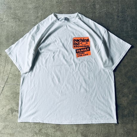 PACKING LIST ENCLOSED T-SHIRT "WHITE"