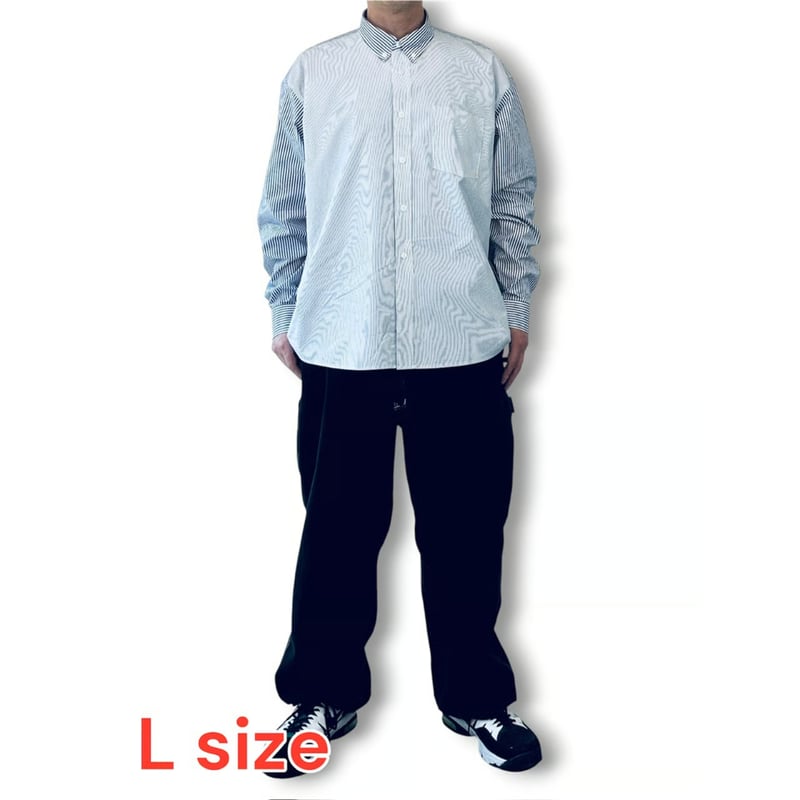 STUMPSTAMP THE BD SHIRT “SWITCHING STRIPE” | M
