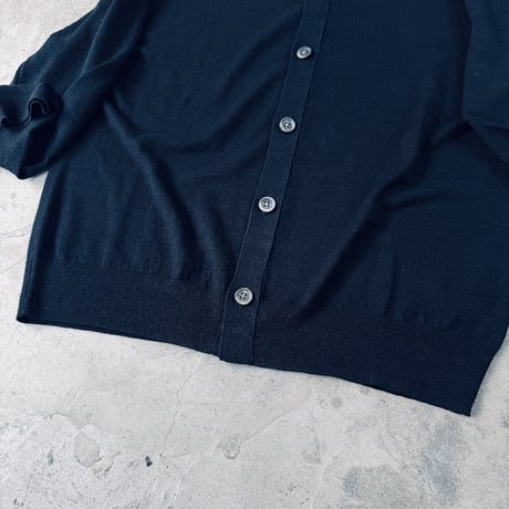 STUMPSTAMP  THE COMMON CARDIGAN"BLACK"