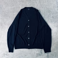 STUMPSTAMP  THE COMMON CARDIGAN"BLACK"