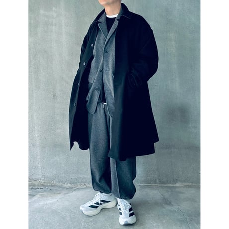 STUMPSTAMP COMFORT COAT "WOOL"（BLK×GRY)