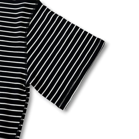 STUMPSTAMP BORDER WIDE T-SHIRT "BLACK”