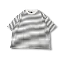 STUMPSTAMP BORDER WIDE T-SHIRT "WHITE”