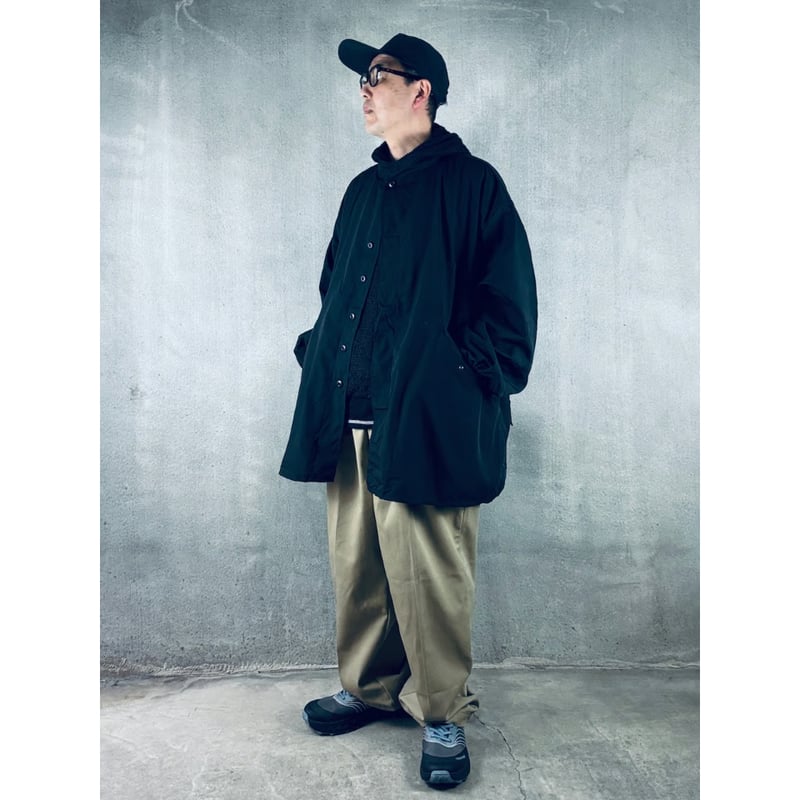 odd numbers ブラックコート Oddment CUSTOM HALF COAT 