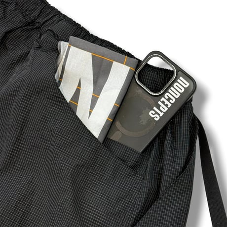 STUMPSTAMP CLIMBING SHORTS "GRAPH CHECK BLACK"