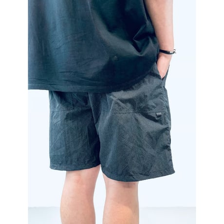 STUMPSTAMP CLIMBING SHORTS "GRAPH CHECK BLACK"