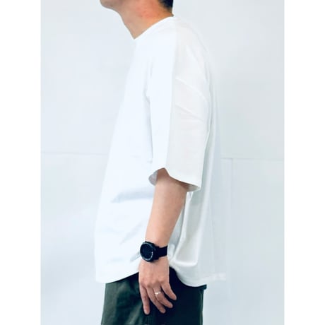 STUMPSTAMP WIDE T-SHIRT "WHITE”
