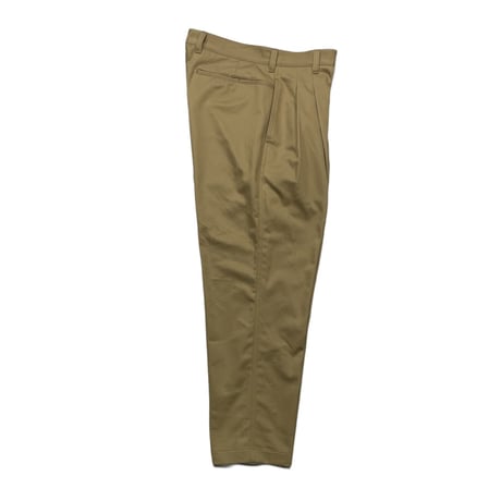 STUMPSTAMP  TWO PLEATS  TROUSERS "CHINO" BEIGE