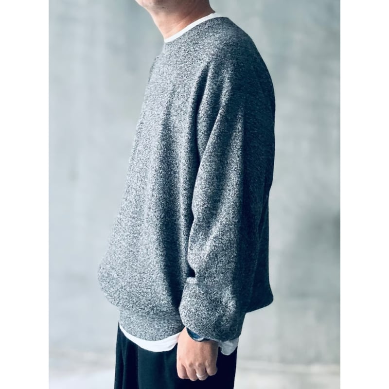 OMMO BUSTER DOCKING KNIT スリムニット トップス グレー OMMO BUSTER DOCKING KNIT スリムニット トップス グレー