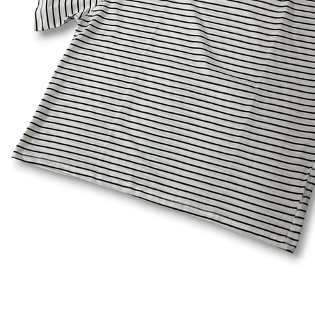 STUMPSTAMP BORDER WIDE T-SHIRT "WHITE”