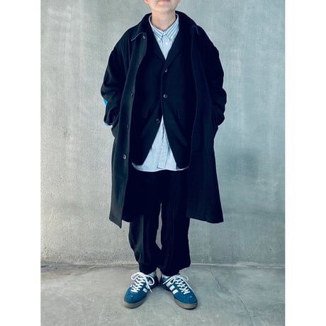 STUMPSTAMP COMFORT COAT "WOOL"（BLK×BLUE)