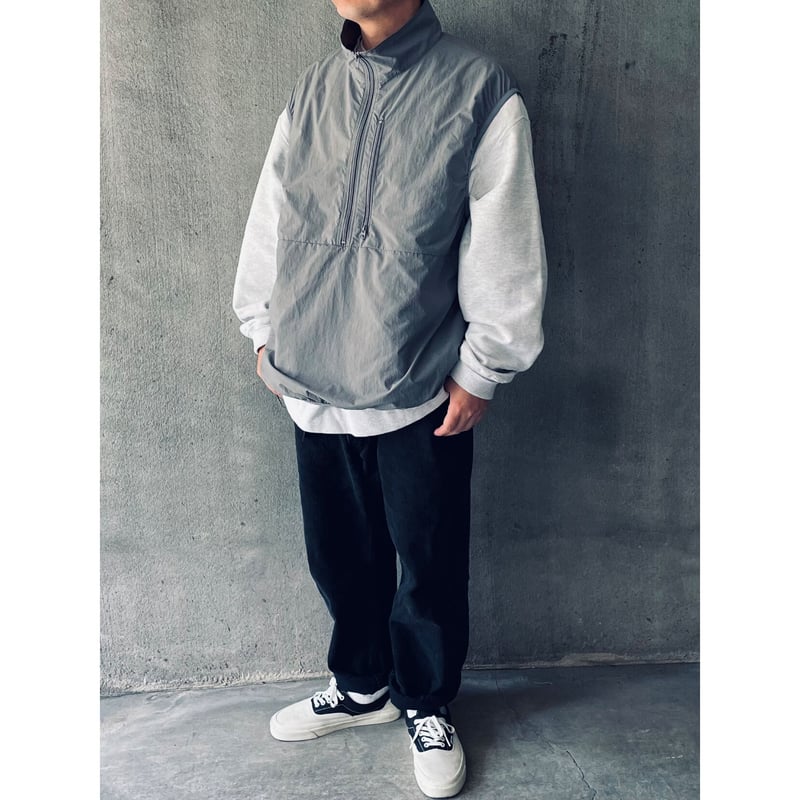 STUMPSTAMP/HALF ZIP PULLOVER VEST/M-