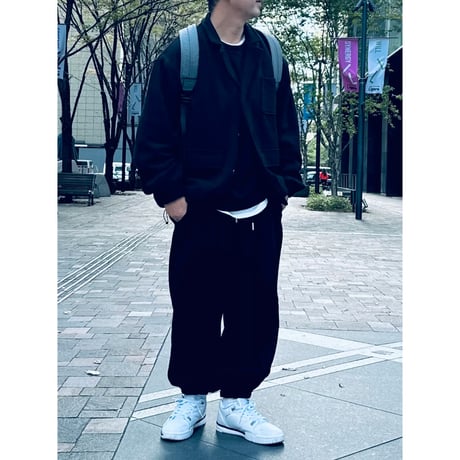 STUMPSTAMP TAILORED TRACK JACKET "WOOL"(BLACK)