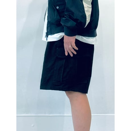 Oddment Custom BDU SHORTS "OVER DYED BLACK"