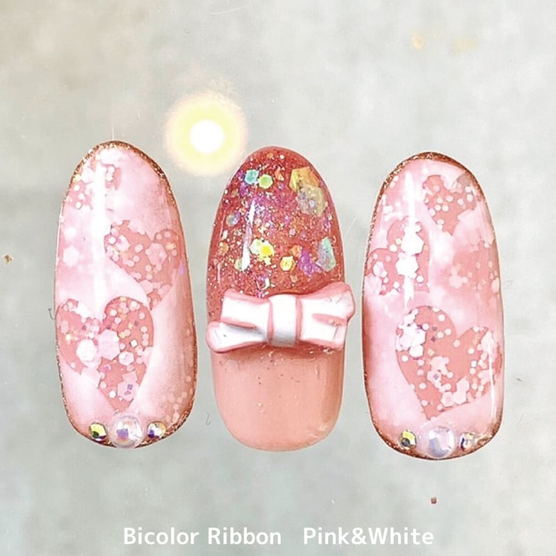 KiraNail バイカラーリボン 5個入 | Kira Nail