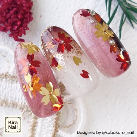 【2/1発売☆新色】KiraNail HOLOGRAM 花びら ケース入
