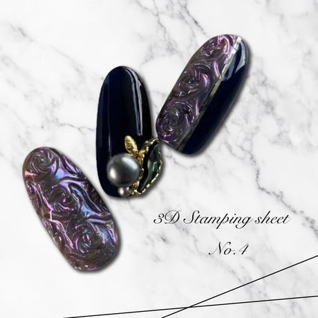 KiraNail 3Dスタンピングシート　No.4