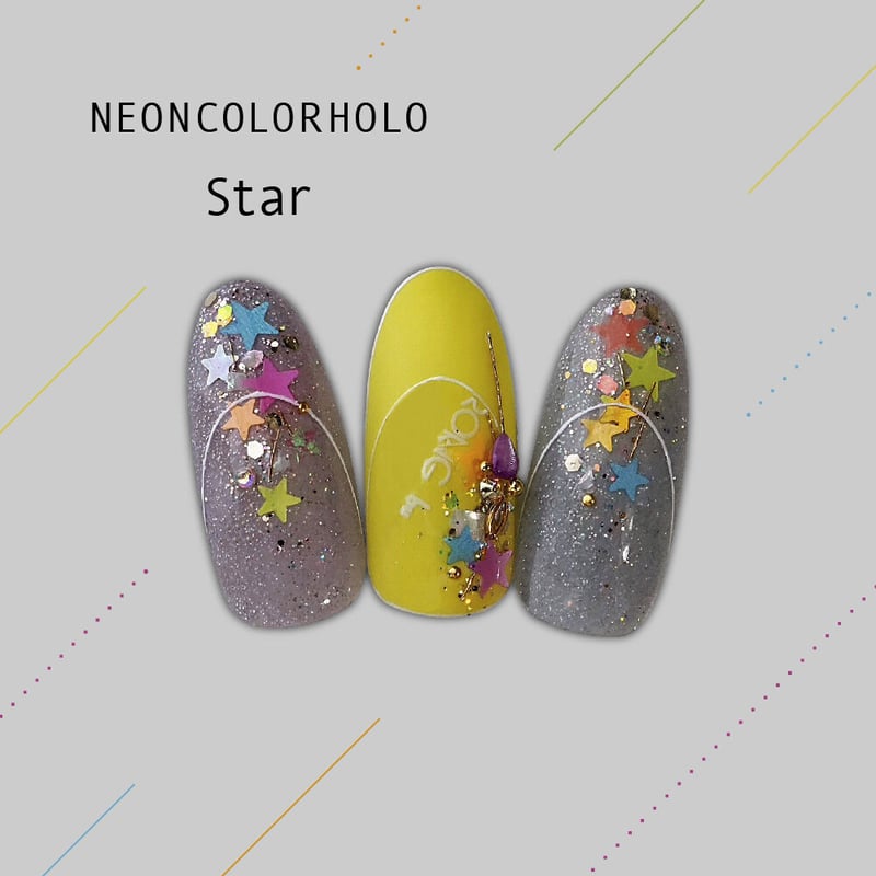 KiraNail ネオンカラーホロセット スター | Kira Nail