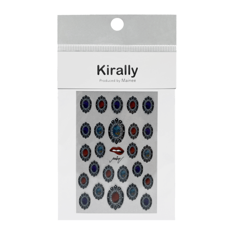 KiraNail Kirally Maineeプロデュース brooch-oval ネイルシール